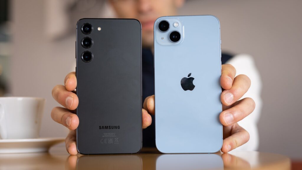 iphone and samsung